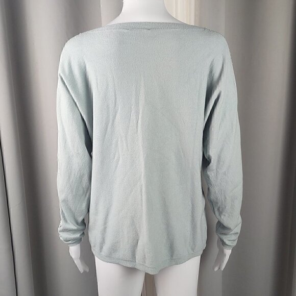 Vila Milano Teal Green Pullover Top. Size Medium - Picture 4 of 12